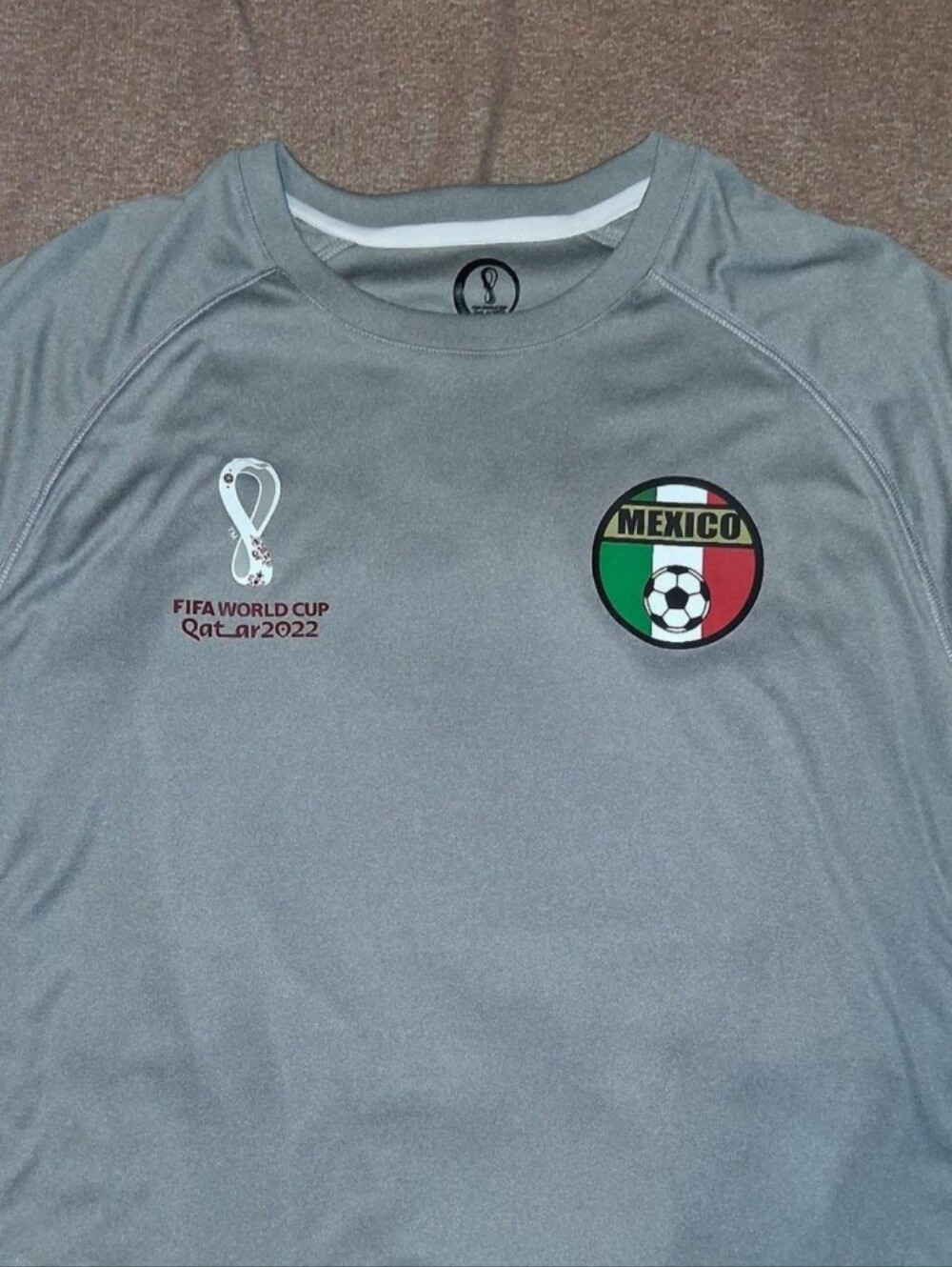Mexico FIFA World Cup 2022 Gray Men's Jersey